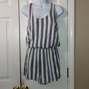 Everly for francesca's striped short romper  Sz S